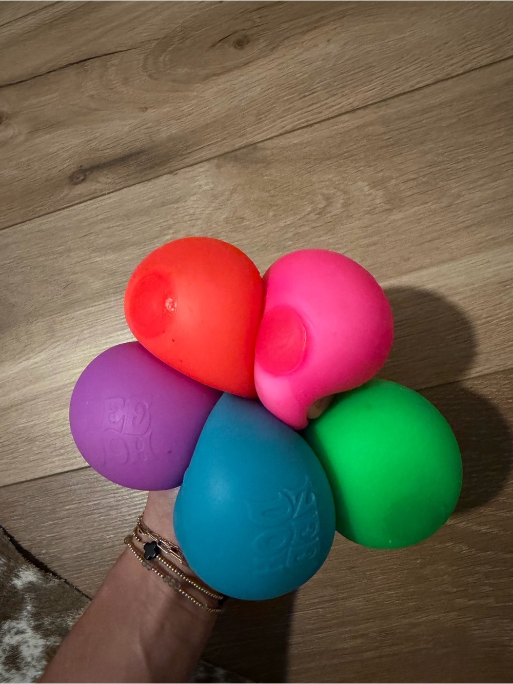 NEEDOH SQUISHY- Neon Multi